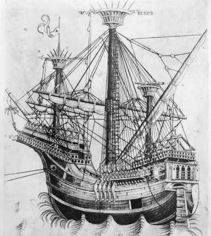Henry Tudor's aborted landing in 1483 would have been from ships such as this