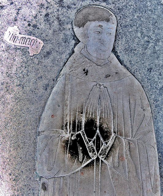 Brass of Sir Thomas Billing, chief justice of King’s bench, in church of Wappenham