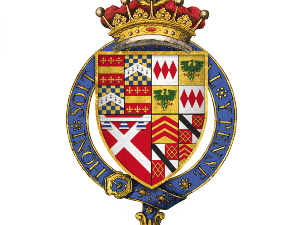 Coat of Arms of Warwick the Kingmaker. By Rs-nourse – Own work, CC BY-SA 3.0,