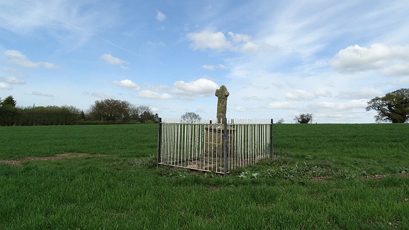 Audley's Cross, where Lord Audley is said to have died in the Battle of Blore Heath