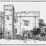 Cowton Castle, Gilling, from the West