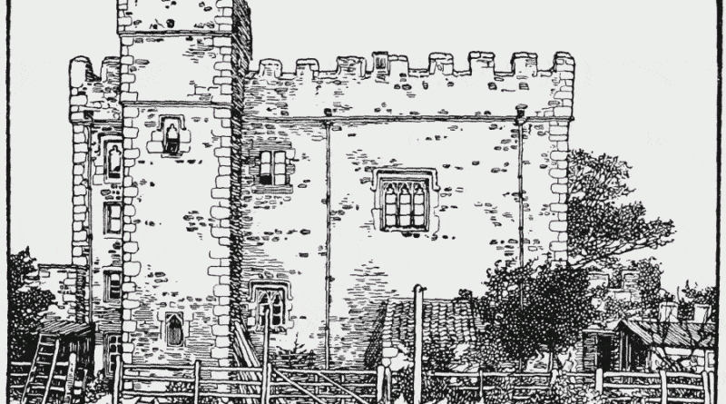 Cowton Castle, Gilling, from the West