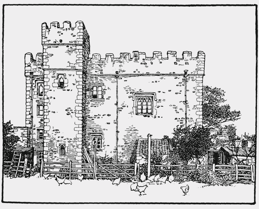 Cowton Castle, Gilling, from the West