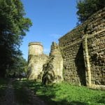 Old Mulgrave CastleExterior showing the reconstructed gate