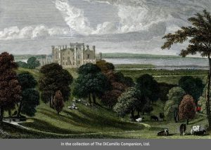 1829 Painting of Wilton Castle from 'Jones' View of Seats'