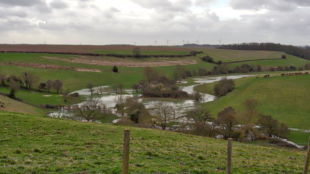 Bloody Meadow / Cock Beck at the Battle of Towton battlefield. Thomas Courtenay 15th Earl of Devon was seriously wounded in this clash.
