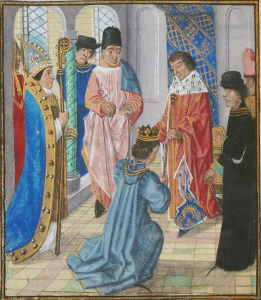 Abdication of Richard II of England. 