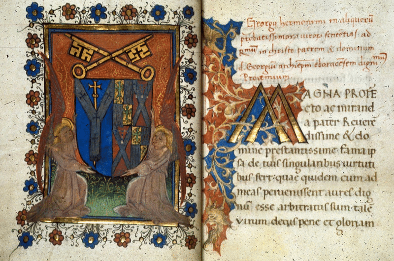Arms of George Neville, Bishop.