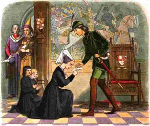 Edward IV meets his wife to be, Elizabeth Woodville [Lady Elizabeth Grey]