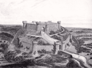 Amptill Castle. Henry Holland 3rd Duke of Exeter attempted to force possession of the Castle from Lord Cromwell.