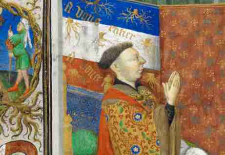 John Duke of Bedford. Image from the Bedford Hours.