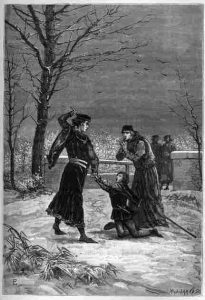 The Murder of Rutland by Lord Clifford - Edmund, Earl of Rutland is Killed by Lord Clifford at the Battle of Wakefield - Edmond Plantagenet Earl of Rutland