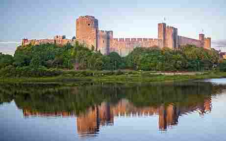 Pembroke Castle, seat of Jasper Tudor as Earl of Pembroke